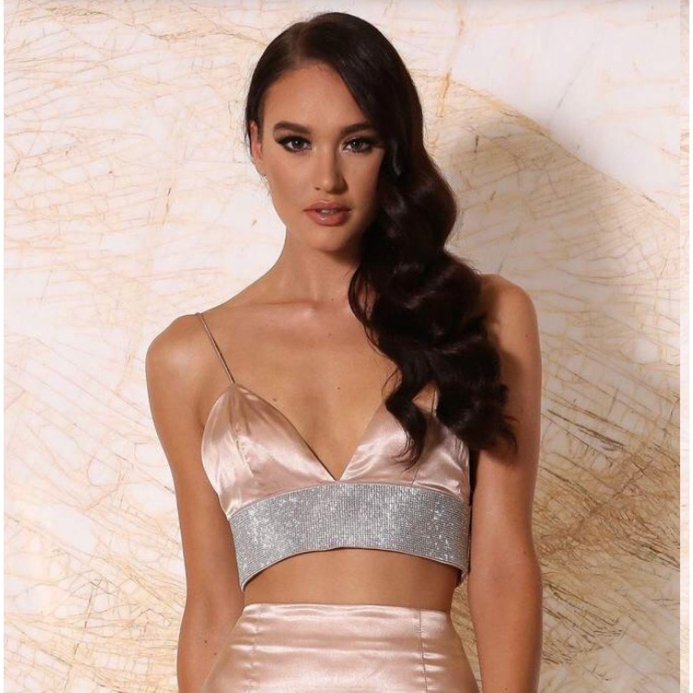 Diamonte bralette (crop top identical to meshki!)